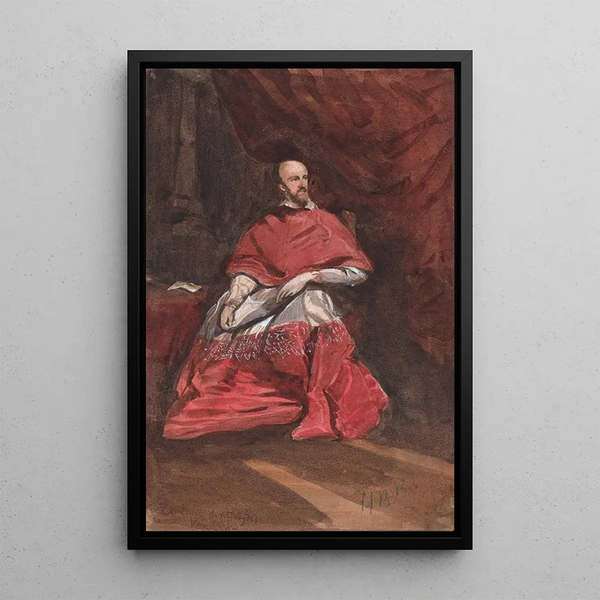 Cardinal Bentivoglio - Hercules Brabazon Brabazon — framed artwork on a wall