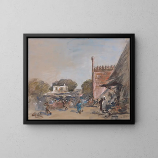 Delhi - Hercules Brabazon Brabazon — framed artwork on a wall