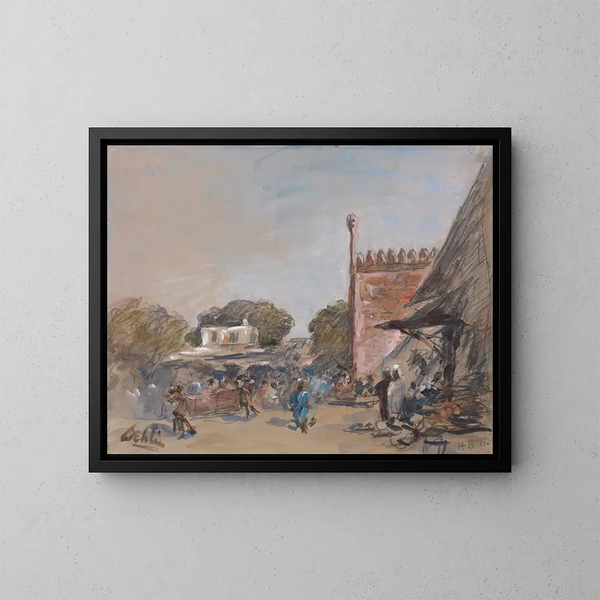Delhi - Hercules Brabazon Brabazon — framed artwork on a wall