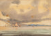 Les collines euganéennes depuis la lagune à marée basse - Hercules Brabazon Brabazon — artwork view