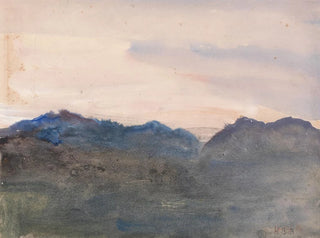 Evening landscape - Hercules Brabazon Brabazon — artwork view