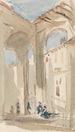 Figures dans une colonnade orientale - Hercules Brabazon Brabazon — artwork view