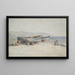 Fishing boats on the shore - Hercules Brabazon Brabazon — framed artwork on a wall