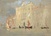 Gondolas in front of a palace on the Grand Canal in Venice - Hercules Brabazon Brabazon — artwork view