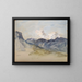 in the Alps - Hercules Brabazon Brabazon — framed artwork on a wall