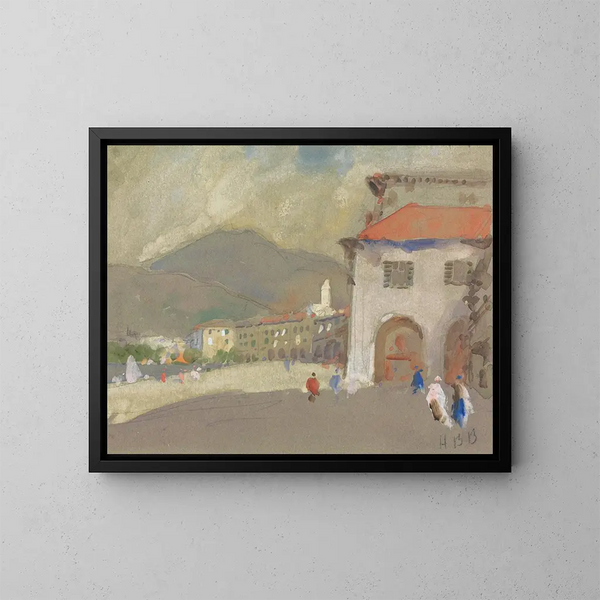 Lugano Painting - Hercules Brabazon Brabazon — framed artwork on a wall