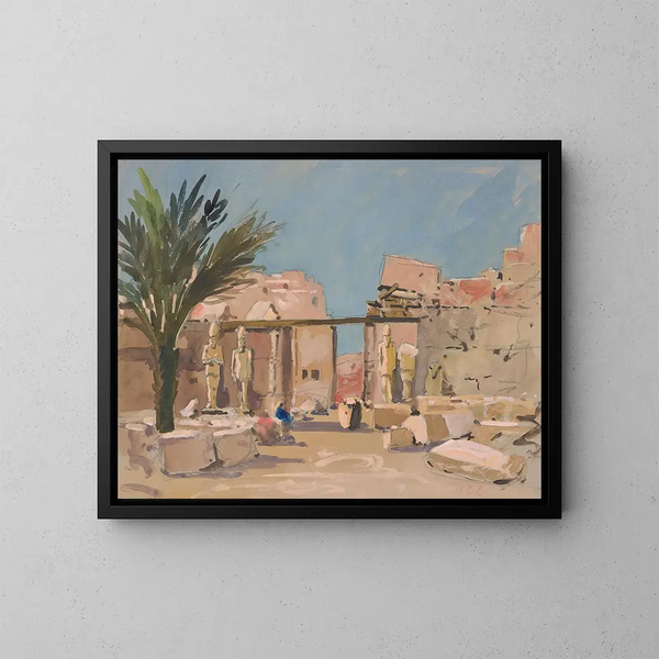 Louxor - Hercules Brabazon Brabazon — framed artwork on a wall