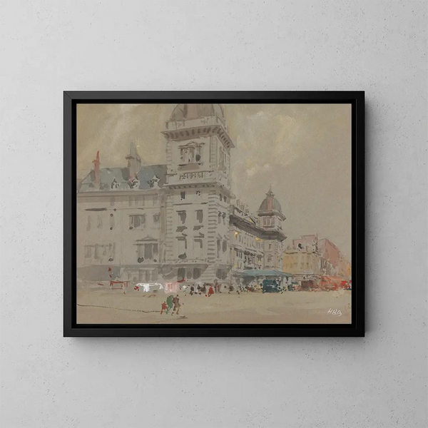 Paddington Station - Hercules Brabazon Brabazon — framed artwork on a wall