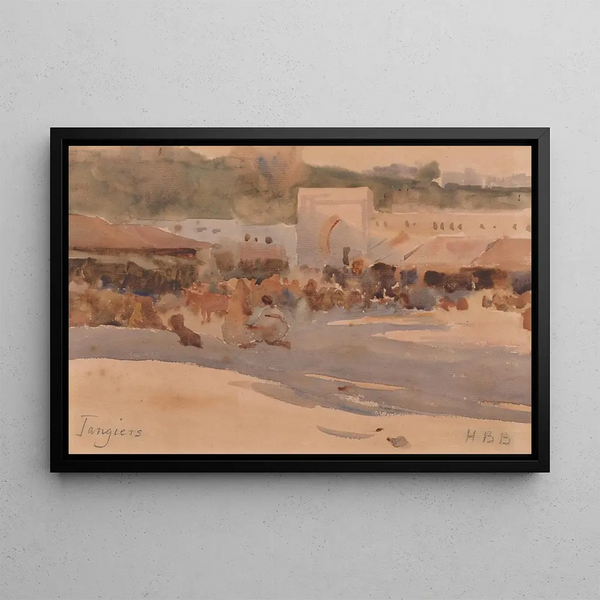 Tanger - Hercules Brabazon Brabazon — framed artwork on a wall