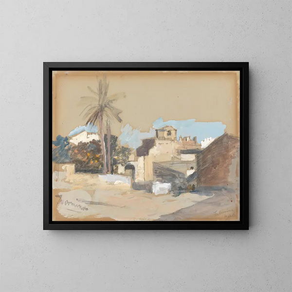Taormine - Hercules Brabazon Brabazon — framed artwork on a wall