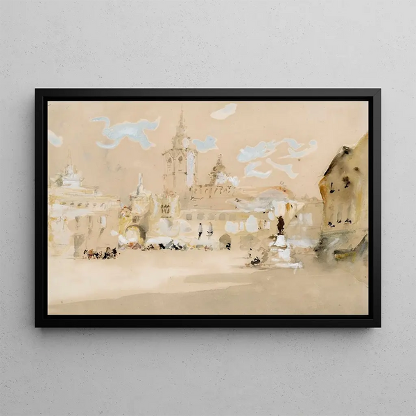 Valence Spain - Hercules Brabazon Brabazon — framed artwork on a wall