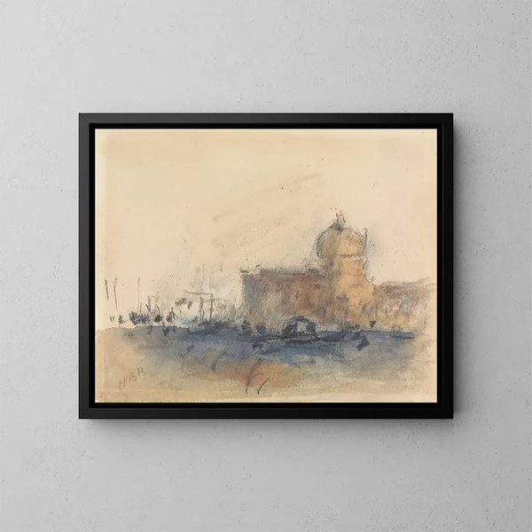 Venice - Hercules Brabazon Brabazon — framed artwork on a wall