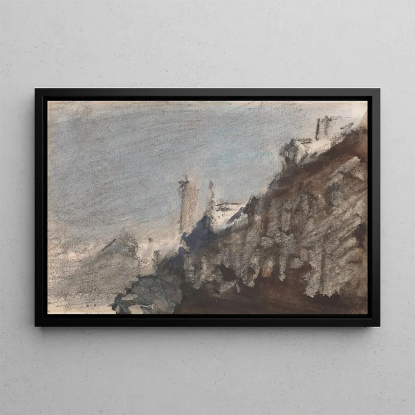 View of Tivoli - Hercules Brabazon Brabazon — framed artwork on a wall