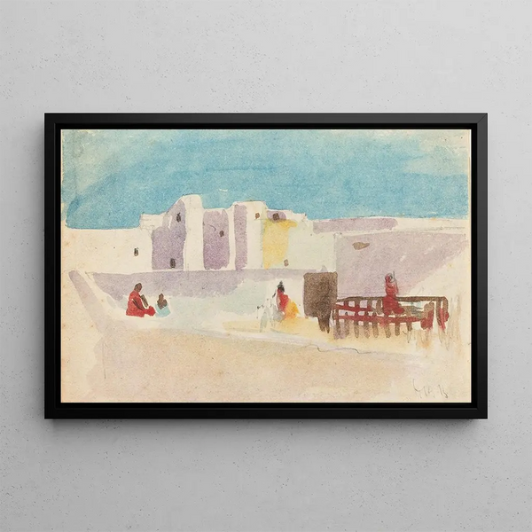 Walls of a North African city - Hercules Brabazon Brabazon — framed artwork on a wall