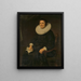 Portrait of a Woman - Hercules Sanders — framed artwork on a wall
