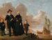Portrait of a family known as Dirk Janssen Bol and his wife Marritge Claesdr with their children - Herman Doncker — artwork view