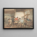 Dispute dans la taverne - Herman Frederik Carel Ten Kate — framed artwork on a wall