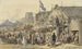 Kermesse à Leeuwarden avec l'Oldenhove en arrière-plan - Herman Frederik Carel Ten Kate — artwork view