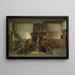 Soldiers in a Guardroom - Herman Frederik Carel Ten Kate — framed artwork on a wall