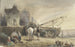 View of the beach with boats and fishermen - Herman Frederik Carel Ten Kate — artwork view