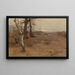 Birches in Autumn - Herman Hartwich — framed artwork on a wall