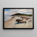 Cape Cod Beach Scene - Herman Hartwich — framed artwork on a wall