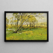 Hackensack New Jersey Fishermen's Pond - Herman Hartwich — framed artwork on a wall