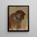 Meditation Painting - Herman Hartwich — framed artwork on a wall