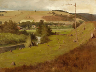 Landscape Painting of New England - Herman Hartwich — artwork view