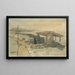 Sketch for Lombardy Bleachery - Herman Hartwich — framed artwork on a wall