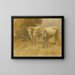 Sketch for The Harvesters - Herman Hartwich — framed artwork on a wall