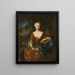 Lovisa Dorotea Sofia 1680-1705 Princess of Prussia - Herman Hendrik de Quiter le Jeune — framed artwork on a wall