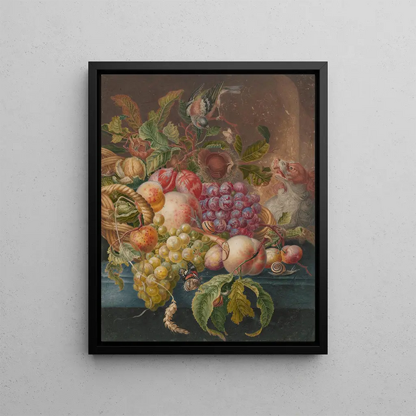 Fruit Still Life Painting - Herman Henstenburgh — framed artwork on a wall