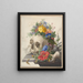 Vanitas still life painting - Herman Henstenburgh — framed artwork on a wall