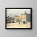 Spring Walk Painting at Nybroplan - Herman Lindqvist — framed artwork on a wall