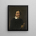 Portrait of a Man - Herman Meynderts Doncker — framed artwork on a wall