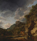 Mountain landscape with river and cart - Herman Nauwincx — artwork view
