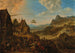 Rhine landscape with a village festival - Herman Saftleven — artwork view