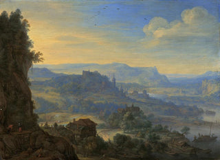Imaginary River Landscape - Herman Saftleven — artwork view