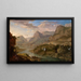 Landscape Painting - Herman Saftleven — framed artwork on a wall