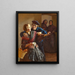 Couple in Courtship - Herman Siegumfeldt — framed artwork on a wall