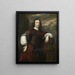 Portrait of a Man - Herman Verelst — framed artwork on a wall