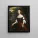Portrait of a Woman - Herman Verelst — framed artwork on a wall