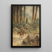 Convoi de mules - Herman Wendelborg Hansen — framed artwork on a wall