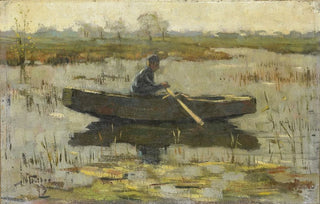 Herman Wolbers - Man in een roeiboot.webp