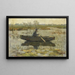 Man in a Boat - Herman Wolbers — framed artwork on a wall