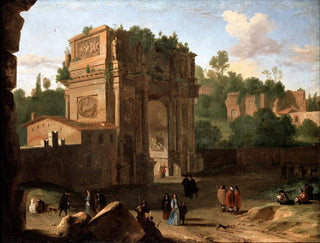 L'arc de Constantin à Rome - Herman van Swanevelt — artwork view