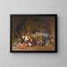 a Family in Bethlehem - Hermann Behmer — framed artwork on a wall