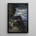 Procession of monks to the Mount Athos monastery - Hermann David Salomon Corrodi — framed artwork on a wall