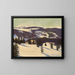 Mon refuge d'hiver, la cabane de Todtnau sur le Feldberg - Hermann Dischler — framed artwork on a wall